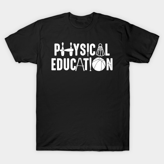 Physical Education Teacher Favorite Basketball Teaching T-Shirt by Alita Dehan